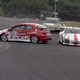 Illustration for article titled Milliseconds Of Luck Saved These Three Racers From A Huge Crash